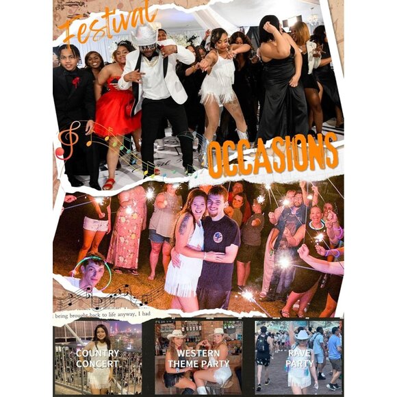 🆕 Women White Fringe Dress Jumpsuit Sexy Western Country Concert Tassel Romper - Picture 4 of 7